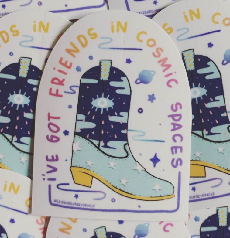 Cosmic Spaces Stickers