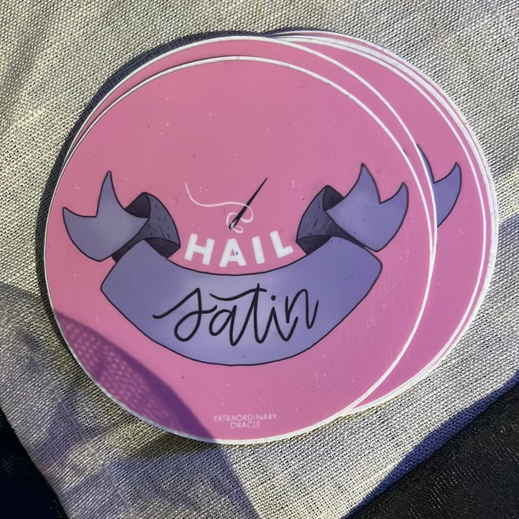 Hail Satin Sticker
